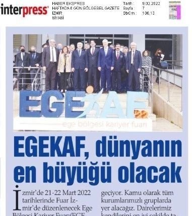 EGEKAF, dünyanın en büyüğü olacak