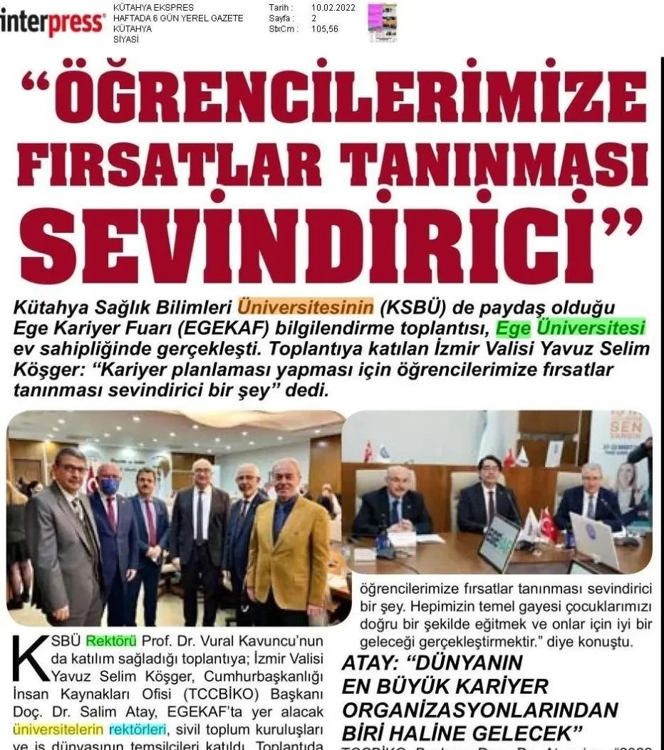 Öğrencilerimize fırsatlar tanınması sevindirici
